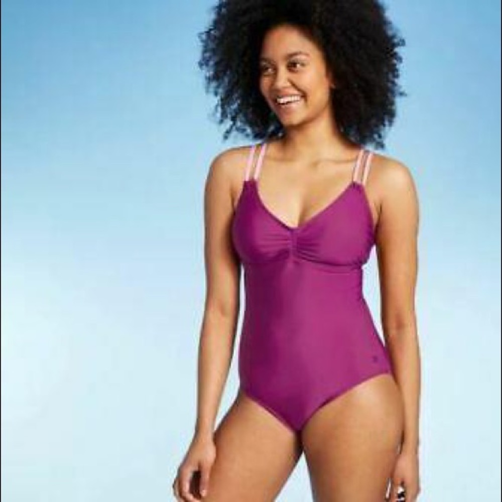 One piece bathing suit -large